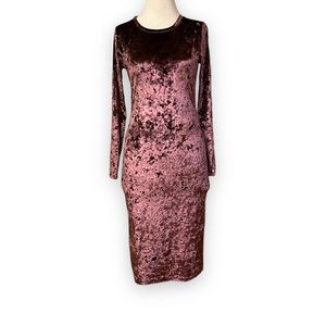 MICHAEL KORS velour body-con Dress